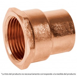 Conector de cobre, rosca...