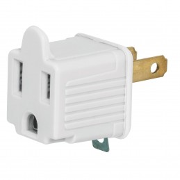 Adaptador 3 a 2, blanco, a...