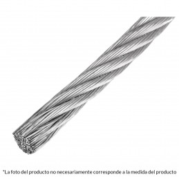 Cable rígido de acero 1/4',...