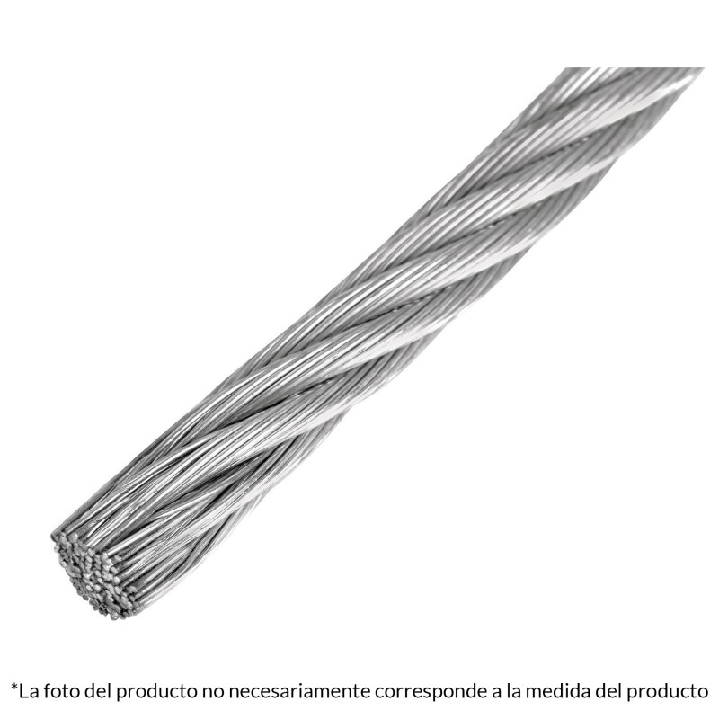 Cable 6X7 - Alma de acero - Semi-rigido - Induferro