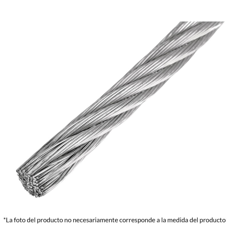 Cable de acero 3/32 alma de acero