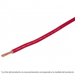 Cable THHW-LS, 8 AWG, rojo,...