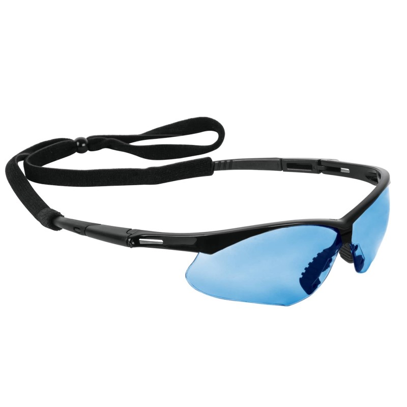 Lentes mica azul antiempaño con sujeta lentes, Sport