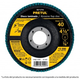 Disco laminado, 4-1/2',...