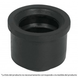 Chupón de hule negro, 50-40mm