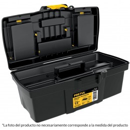 Caja plástica para herramientas, 19 Pretul